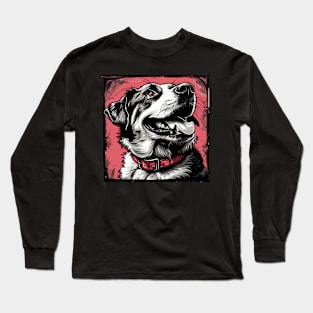 Retro Art Anatolian Shepherd Dog Lover Long Sleeve T-Shirt